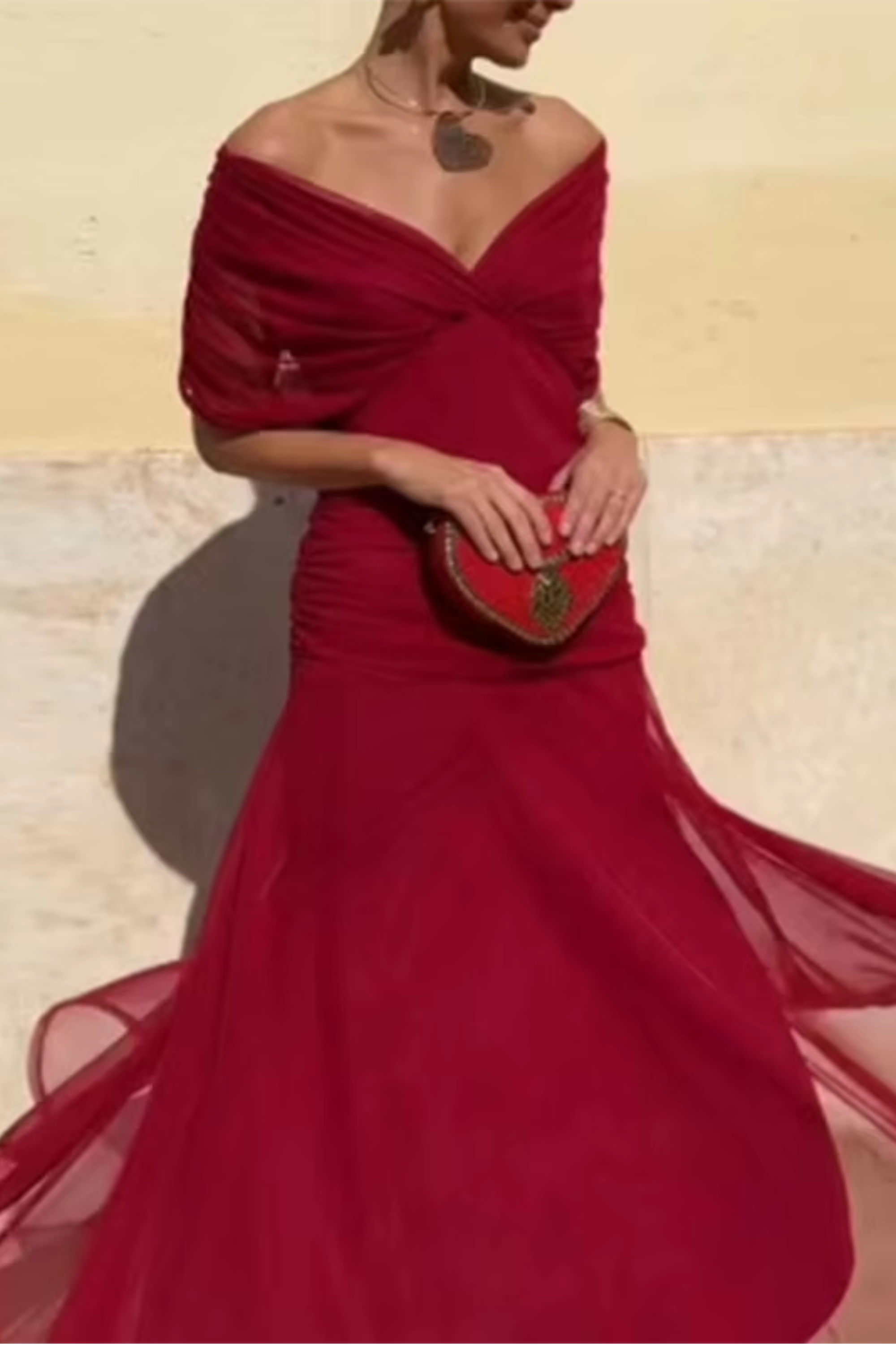 Valerie - Vestido Maxi de Fiesta Elegante con Escote en V