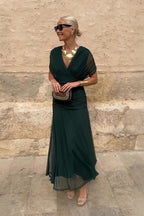 Valerie - Vestido Maxi de Fiesta Elegante con Escote en V