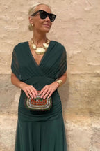 Valerie - Vestido Maxi de Fiesta Elegante con Escote en V