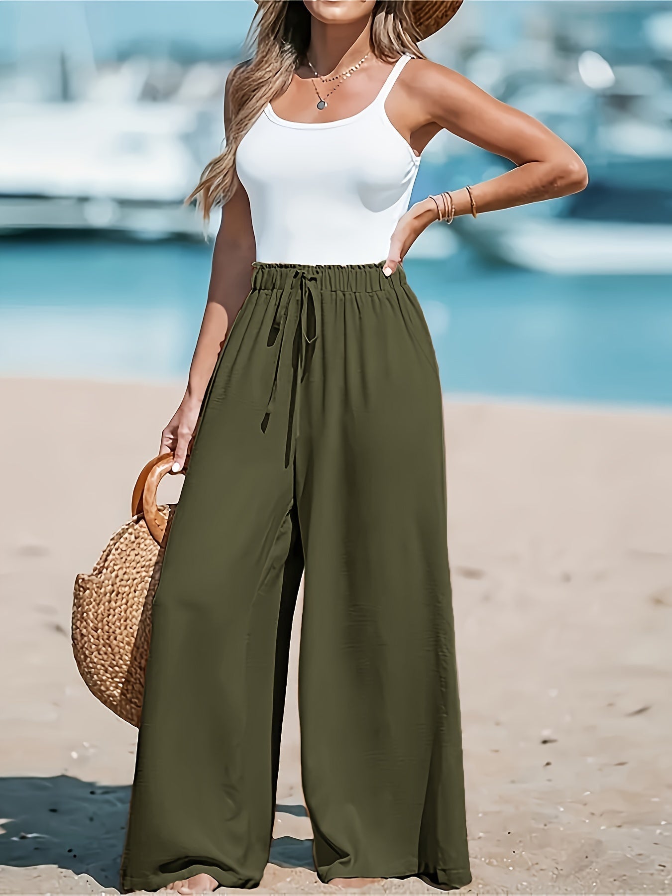 Gabriella - Pantalón ancho y ligero