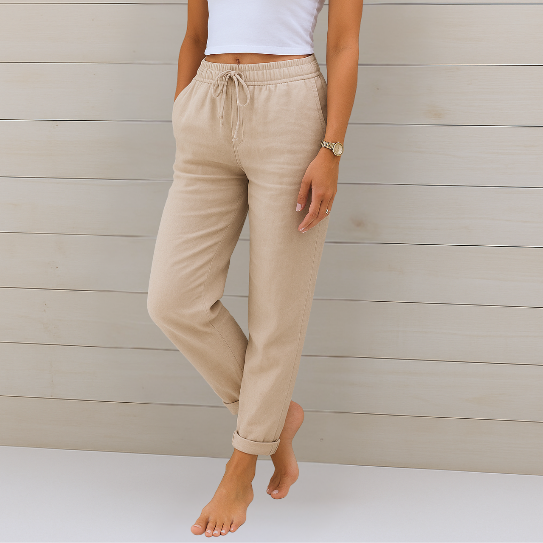 Eva - Pantalón de lino ligero