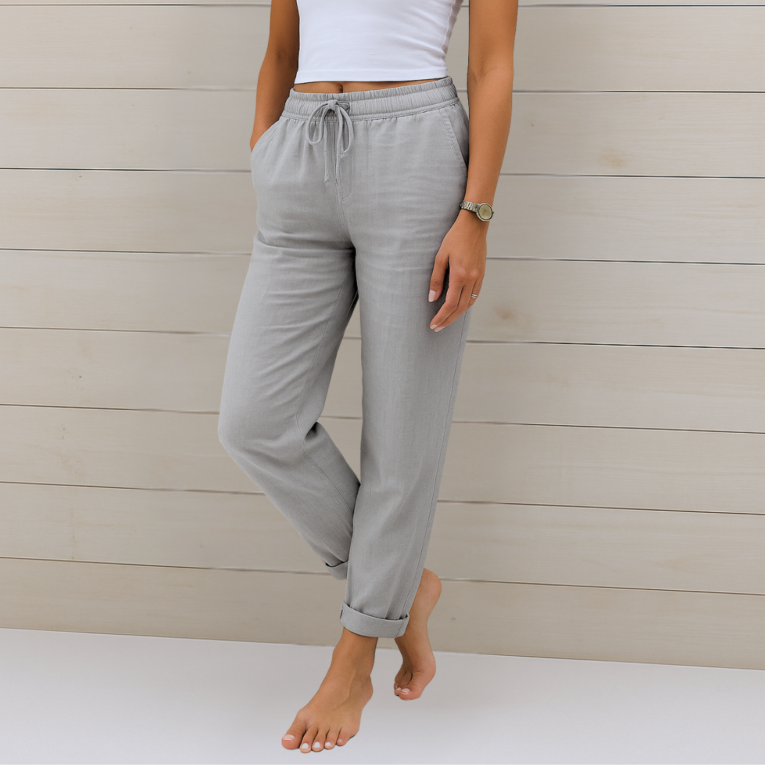 Eva - Pantalón de lino ligero