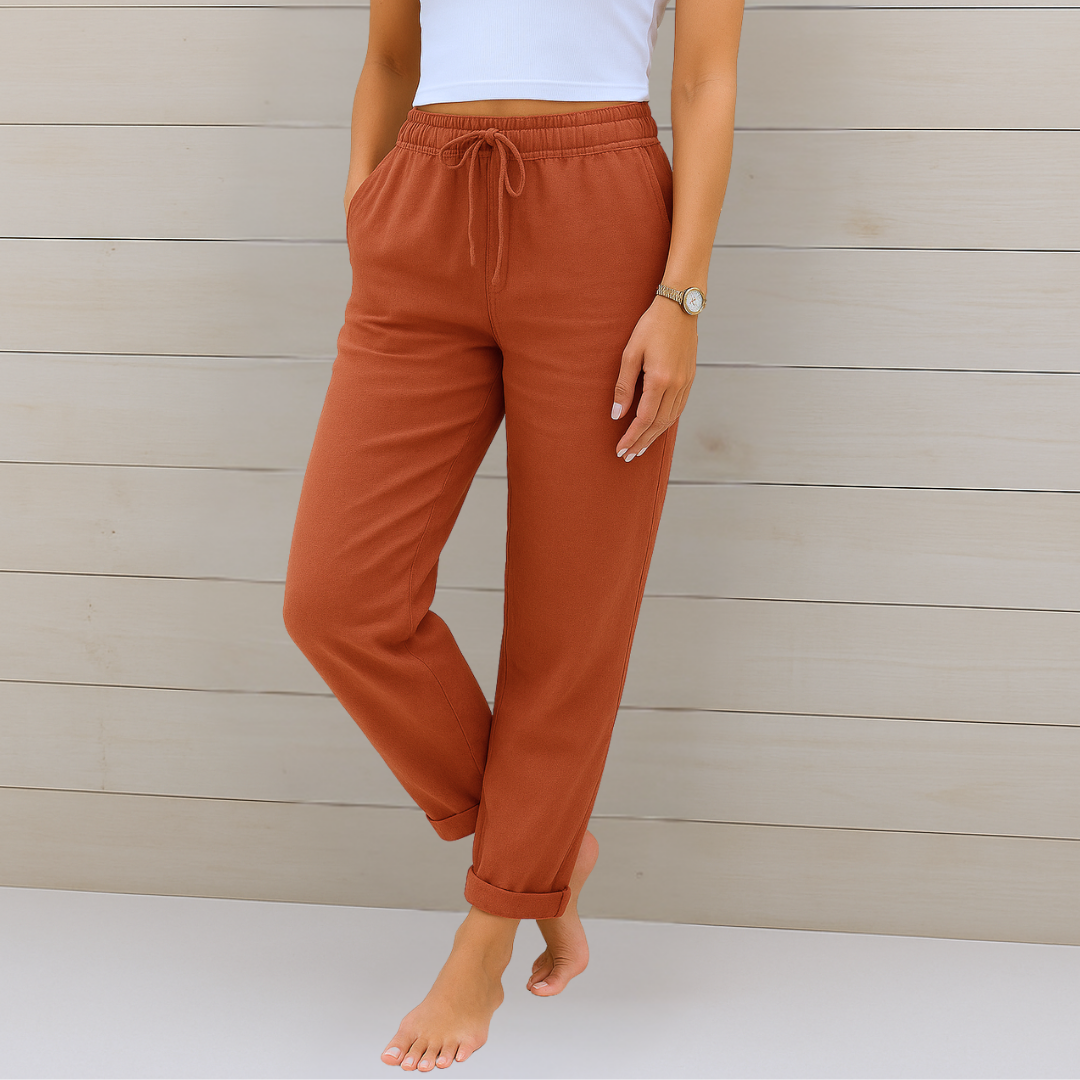 Eva - Pantalón de lino ligero