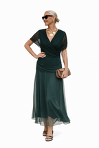 Valerie - Vestido Maxi de Fiesta Elegante con Escote en V