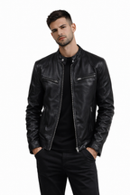 Armando - Chaqueta de cuero Racer