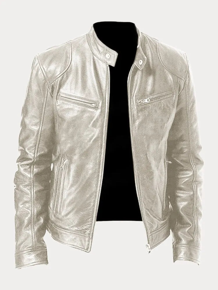 Armando - Chaqueta de cuero Racer