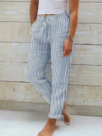 Lio - Pantalón rayado ligero