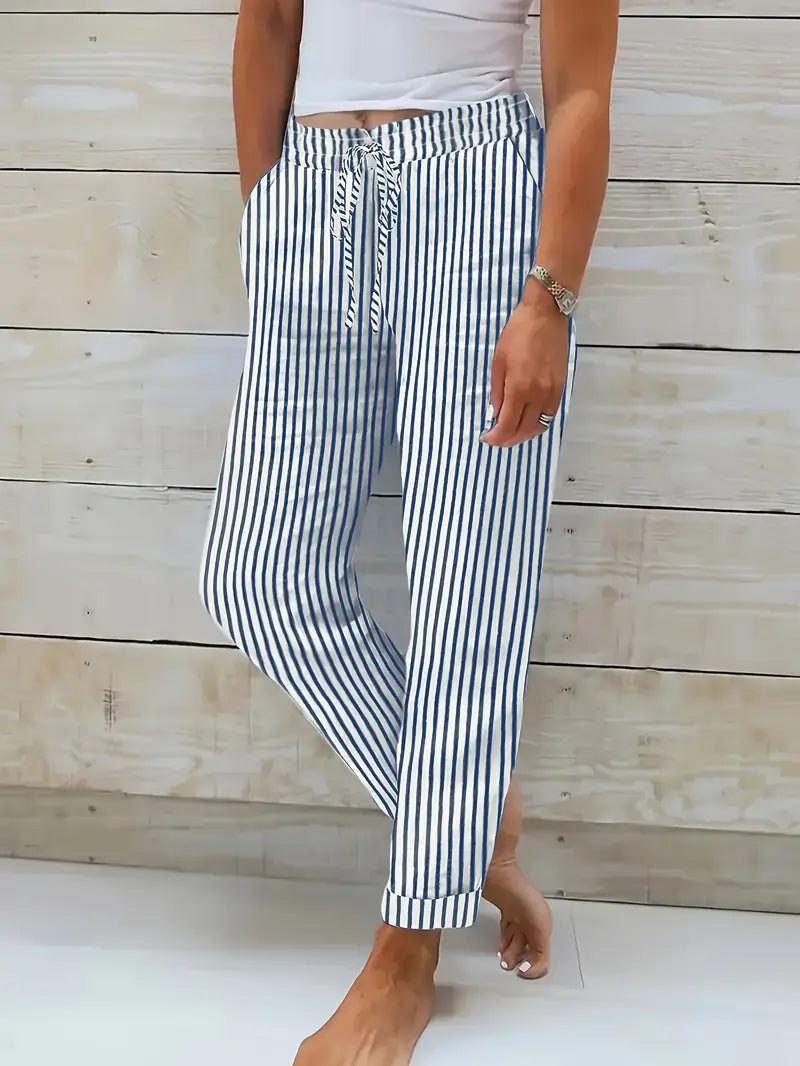 Lio - Pantalón rayado ligero
