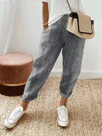 Lucia - Pantalón a rayas chic