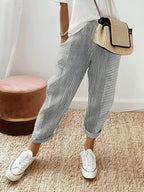 Lucia - Pantalón a rayas chic
