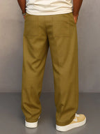 Pantalones rectos elegantes para hombre