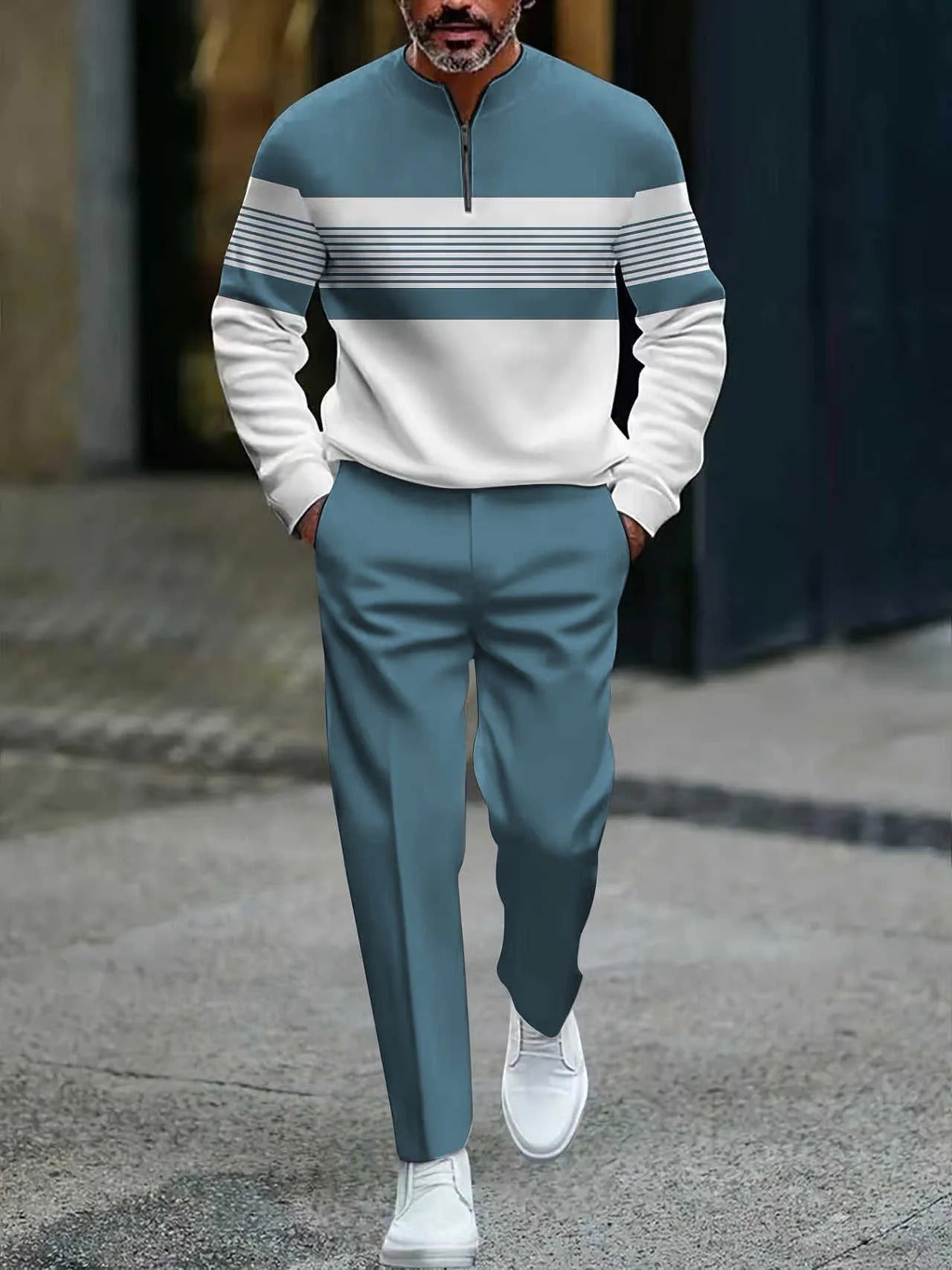 Alejandro - Jersey y Pantalón con estampado gráfico