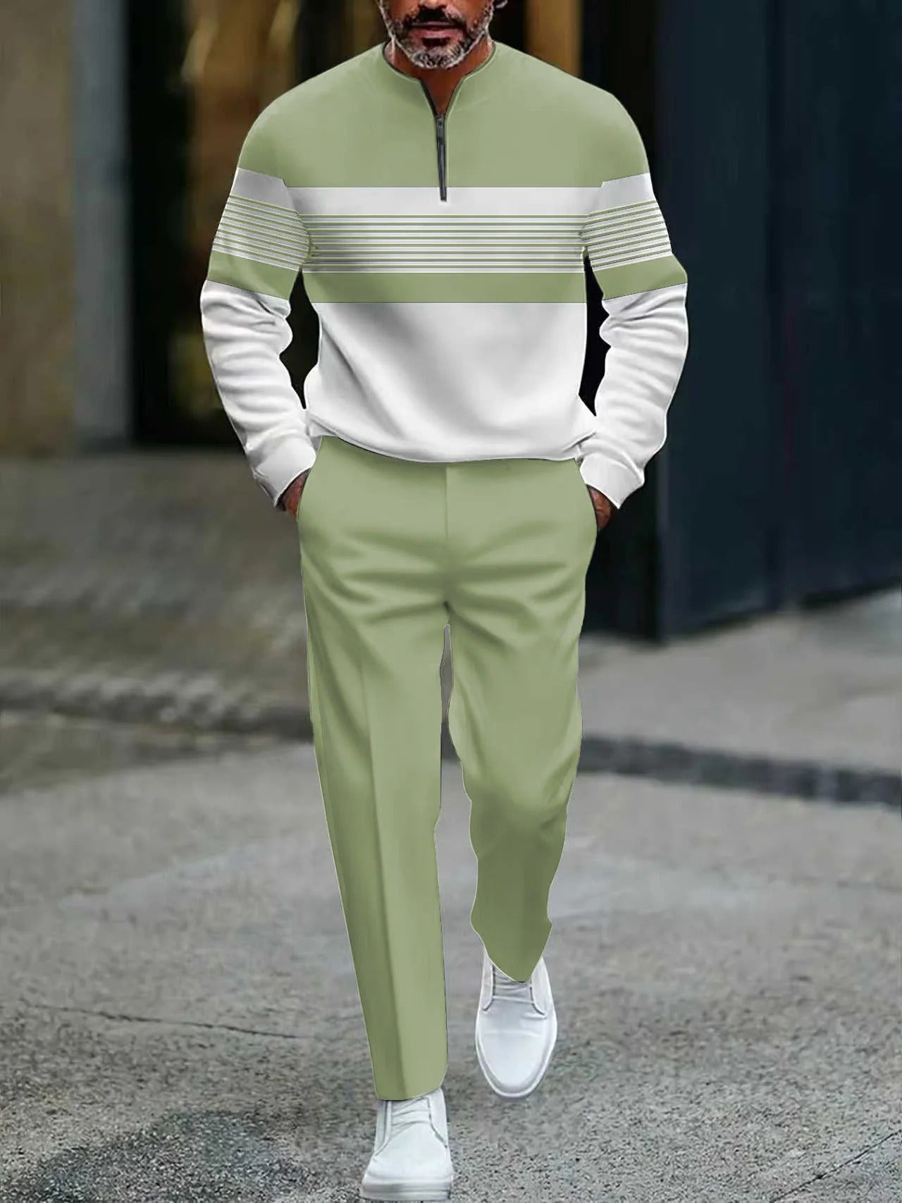 Alejandro - Jersey y Pantalón con estampado gráfico